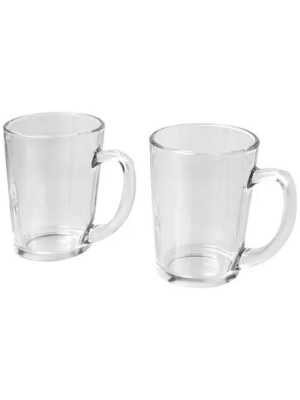 Set de 2 vasos de vidrio para té 