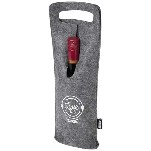 Bolsa de vino de fieltro reciclado GRS de 75 cl 