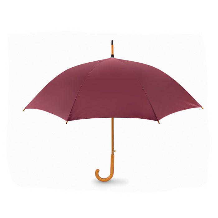 CUMULI Paraplu met houten handvat