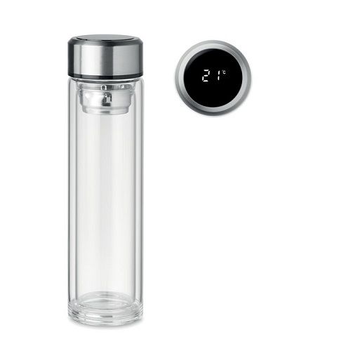 POLE GLASS Drinkfles met thermometer