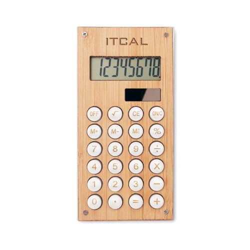 CALCUBAM 8-Cijferige bamboe calculator