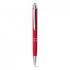 Bolígrafos personalizados marieta soft de metal rojo vista 1