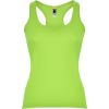 Camisetas tirantes roly carolina mujer de 100% algodón verde mantis para personalizar vista 1