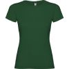 Camisetas manga corta roly jamaica mujer de 100% algodón verde botella con publicidad vista 1