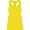 Camisetas técnicas roly aida mujer de poliamida amarillo fluor vista 1
