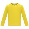 Camisetas manga larga roly baby ls de 100% algodón amarillo vista 1