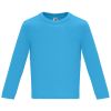 Camisetas manga larga roly baby ls de 100% algodón turquesa vista 1