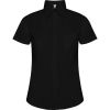 Camisas manga corta roly sofia de poliéster negro con impresión vista 1